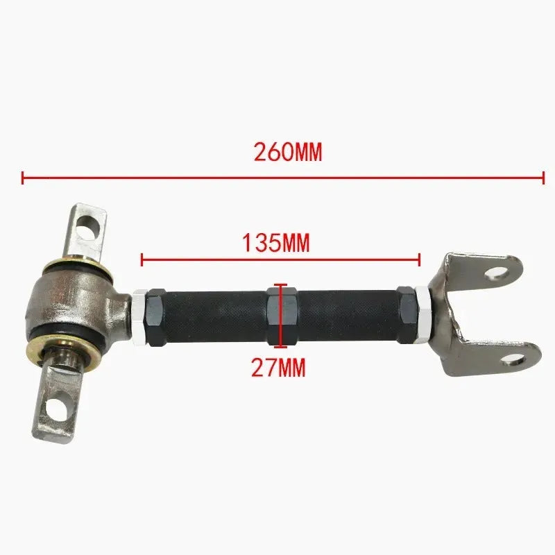 Honda Civic EP3 rear wheel recliner pull rod kit in aluminium alloy with blue and red colour options