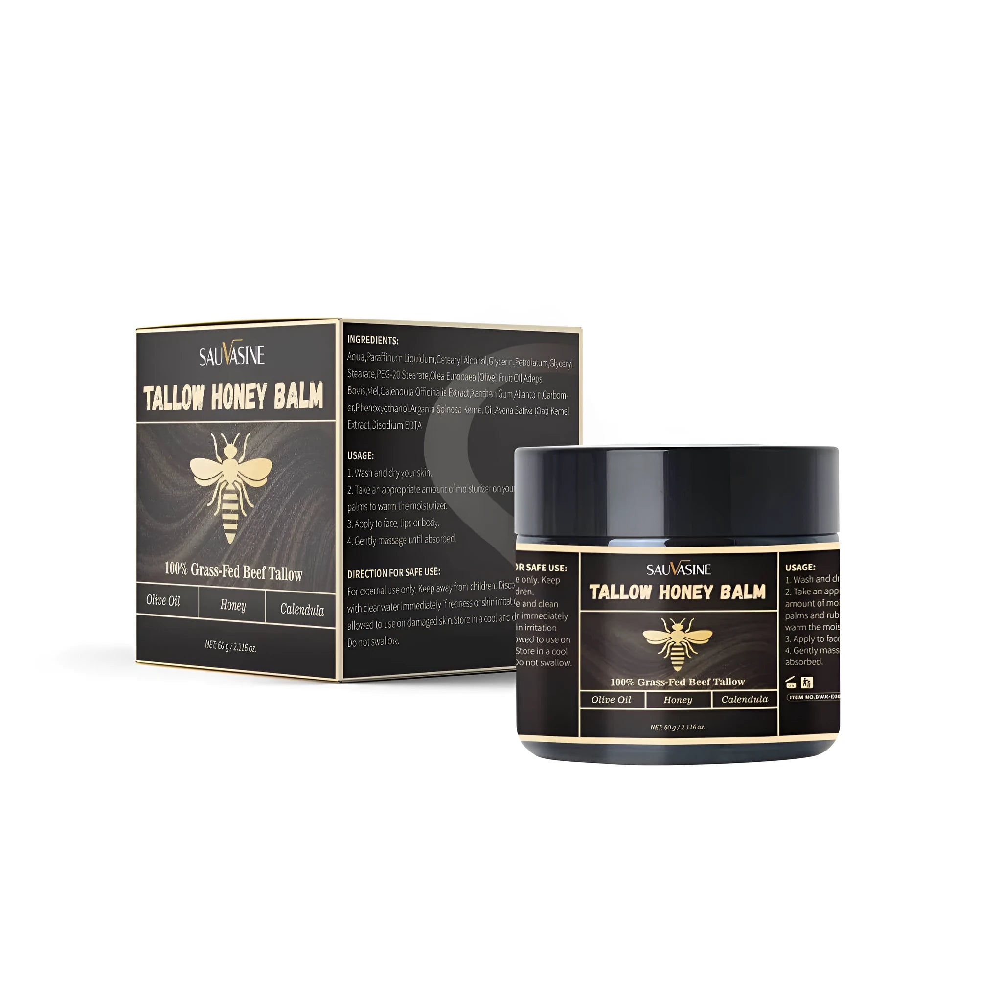 Butter Honey Cream 60g jar with honey and butter moisturising formula for all skin types