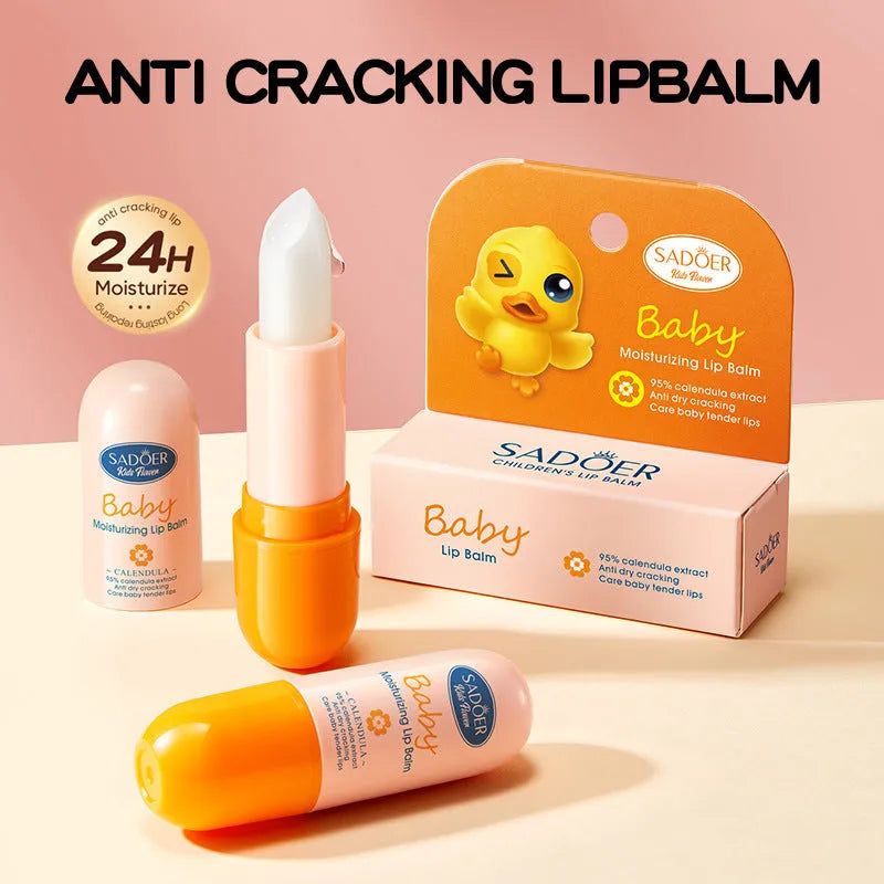Anti-chapped moisturising lipstick in a choice of hyaluronic acid, vitamin E, UV protection, and flavoured variants