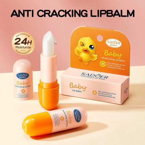 Anti-chapped moisturising lipstick in a choice of hyaluronic acid, vitamin E, UV protection, and flavoured variants