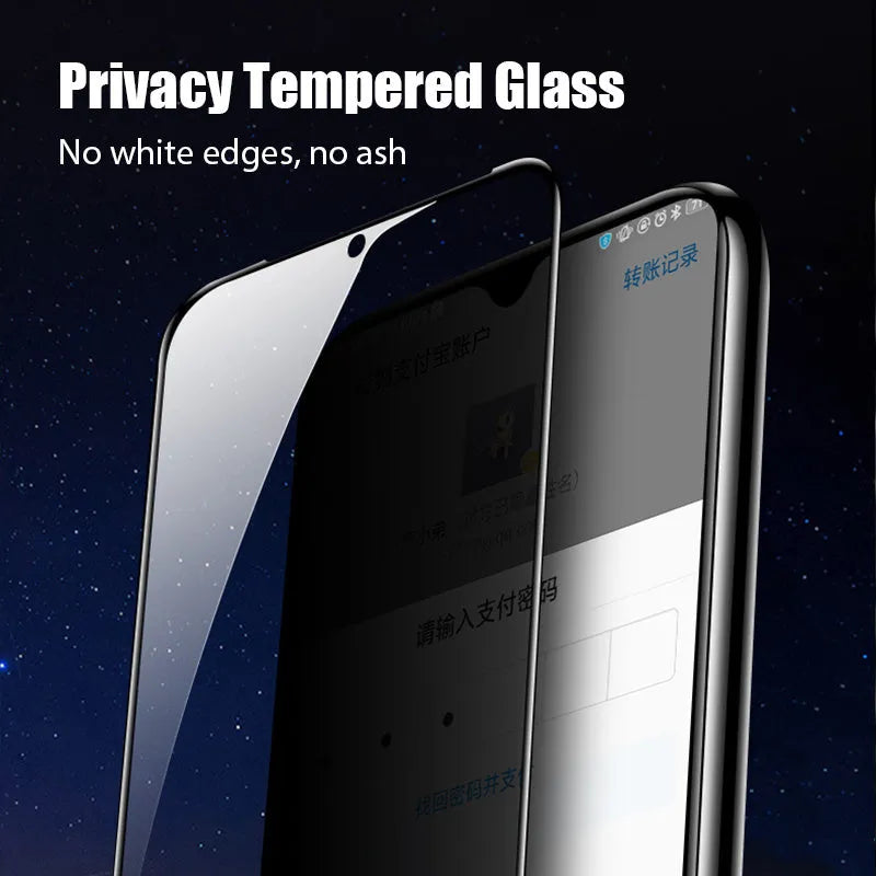Xiaomi Redmi Poco anti-spy privacy screen protector with minimalist design