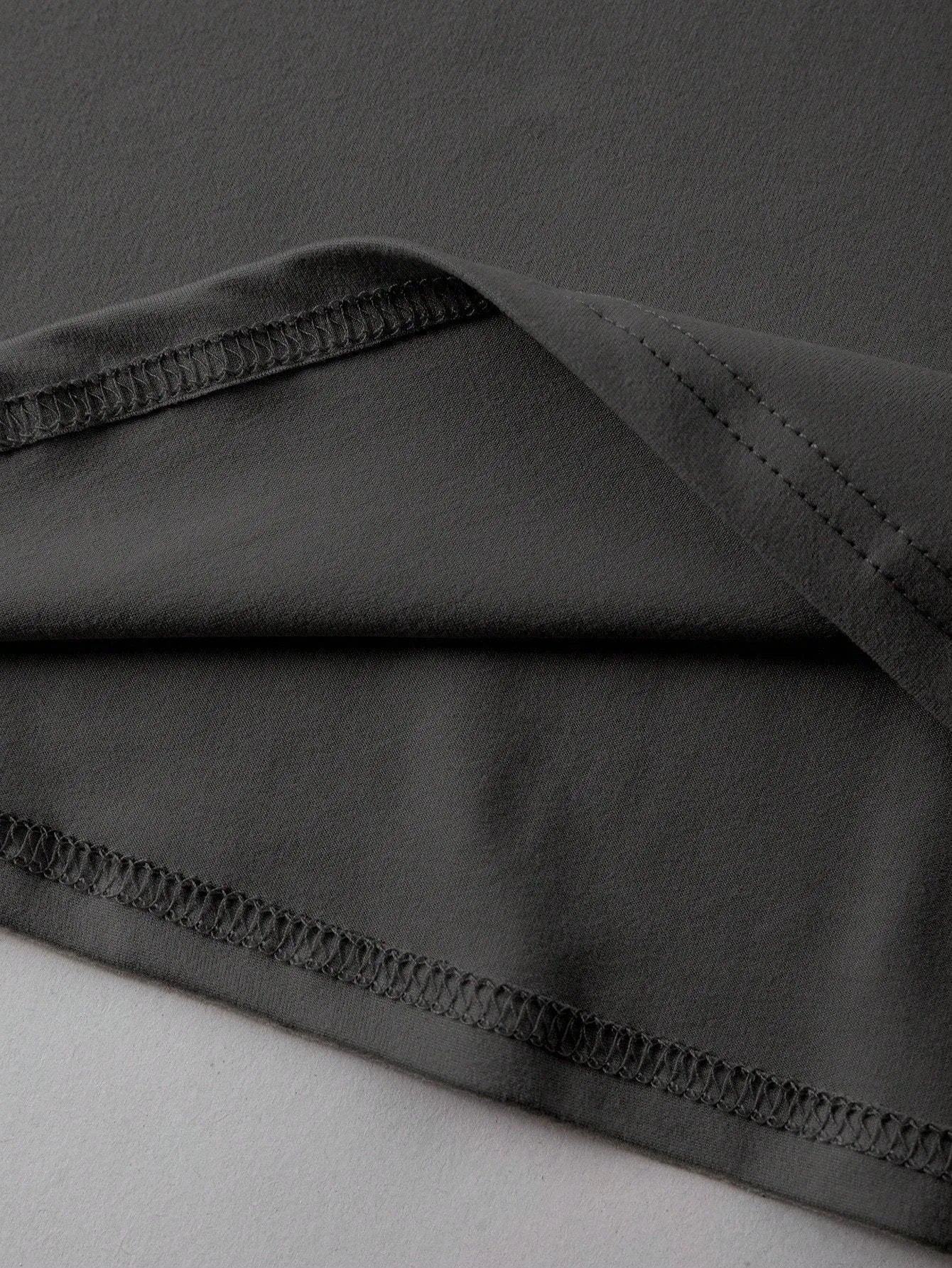 A loose-fitting cotton t-shirt with short sleeves and a round neck, shown in assorted colours.