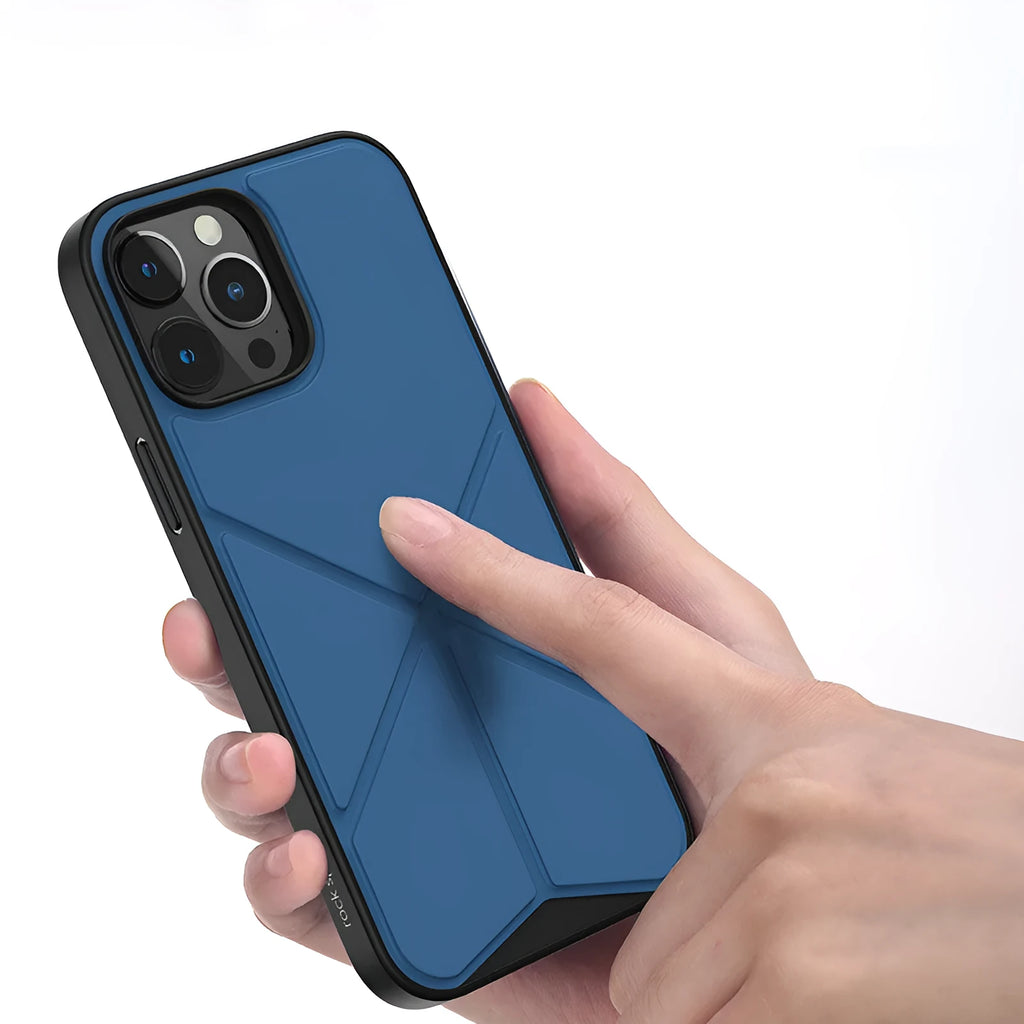 Black tpu phone case for iPhone 13 series on a table
