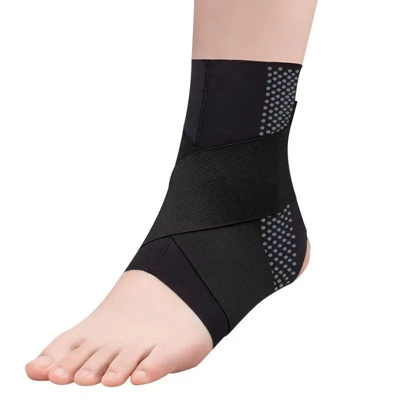 Fixed rehabilitation ankle support brace for adult sports activities in Lycra cloth