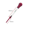 Glass electrohydraulic hydrometer for automobile battery testing with 330mm length and suction mechanism