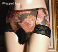 Men's ice silk mesh mid-waist underwear in multiple colours with ultra-thin breathable fabric