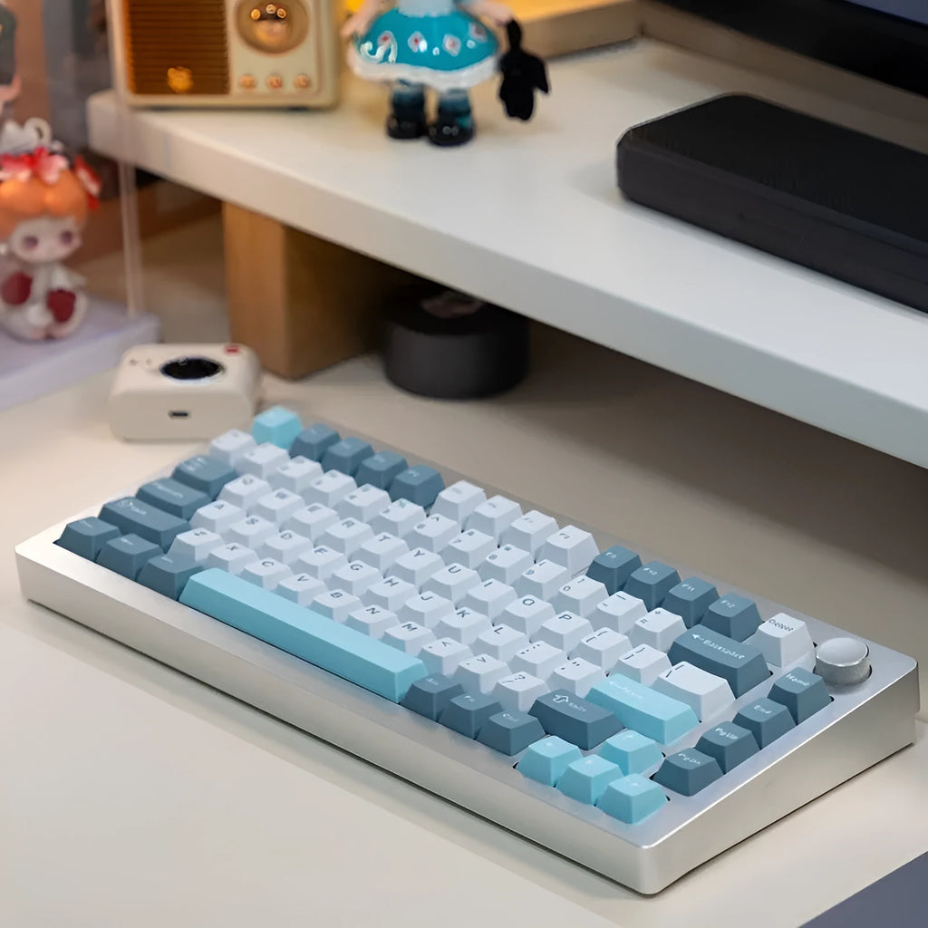 Heiji Snake 75% aluminium mechanical keyboard kit with multiple colour options and customisation tools