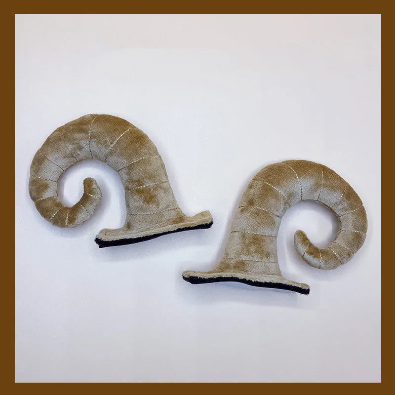 Composite fibre demon horn ornaments for motorcycle helmet customisation in four colour options