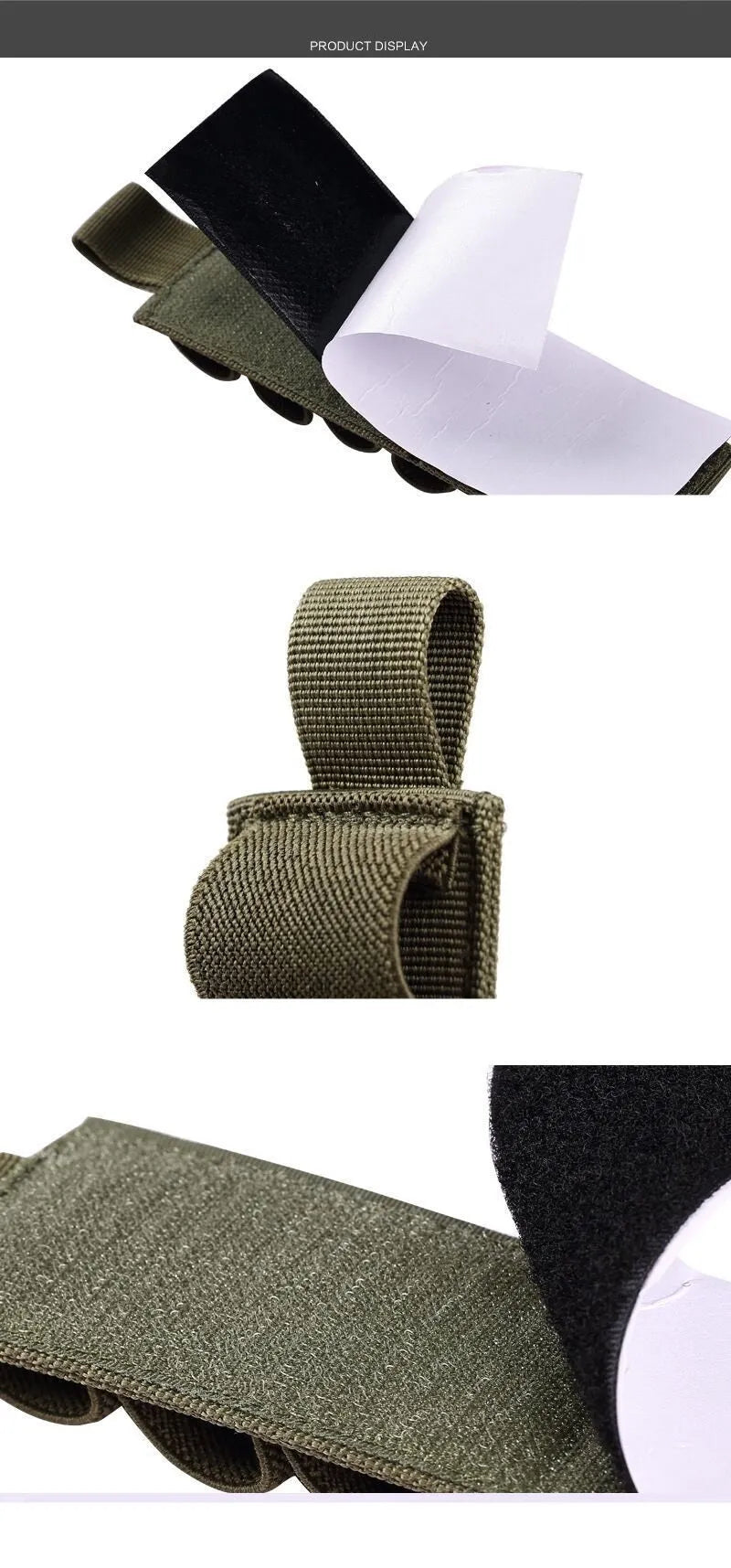 Tactical 6-hole storage sticker accessory bag in multiple colour options