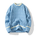Men's two-piece modal acrylic sweater set loose fit pullover in multiple colour options