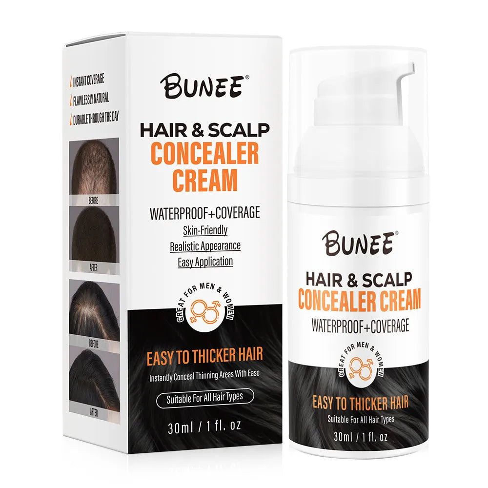 30ml bottle of scalp concealer pomade for covering hair thinning and nourishing the scalp.