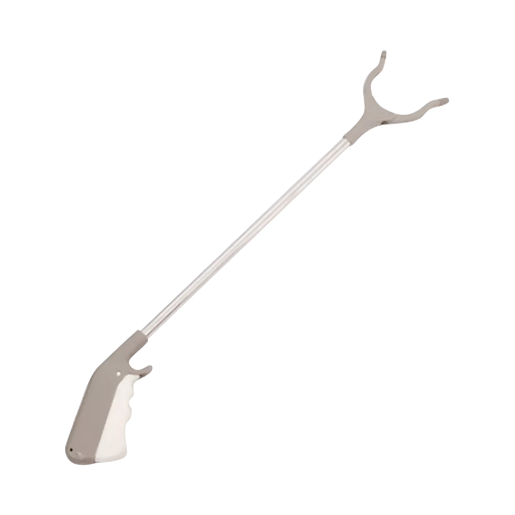 40cm stainless steel garbage picker pliers with extended handle and gripper for outdoor sanitation