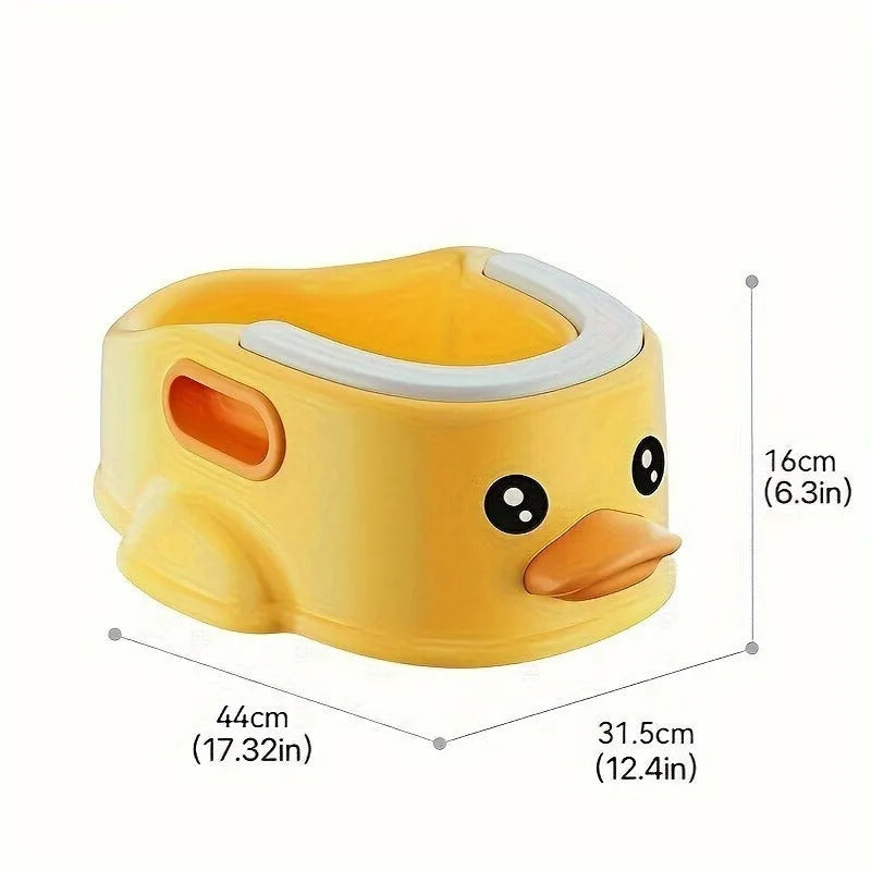 PVC duck-shaped bathtub for dogs and cats in blue, pink or yellow colours