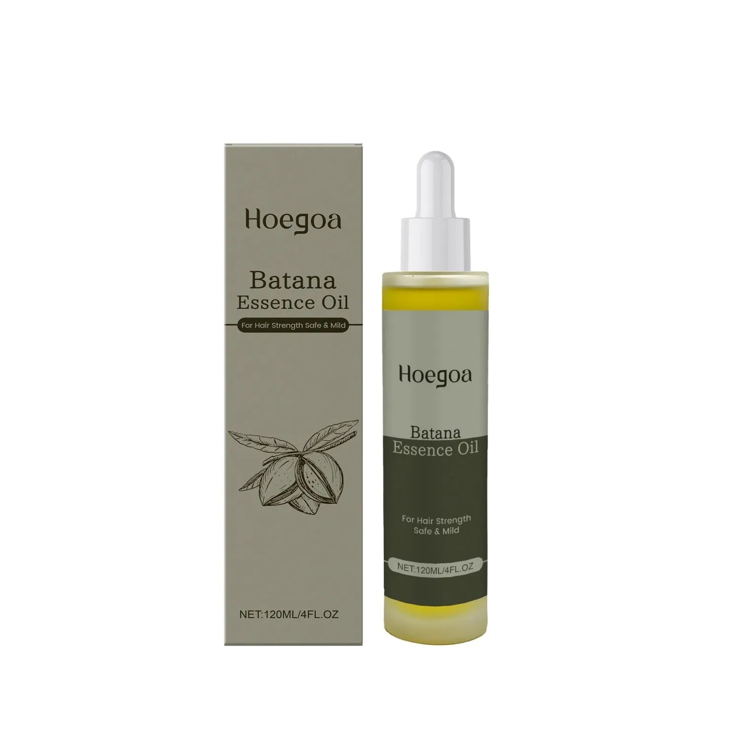 Platthana Secret Hair Essential Oil bottle, 120ml capacity, for scalp massage.