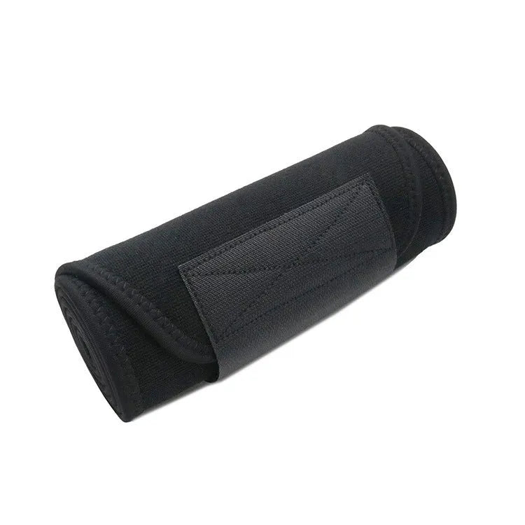Neoprene hot lumbar support belt for fitness and running in black colour