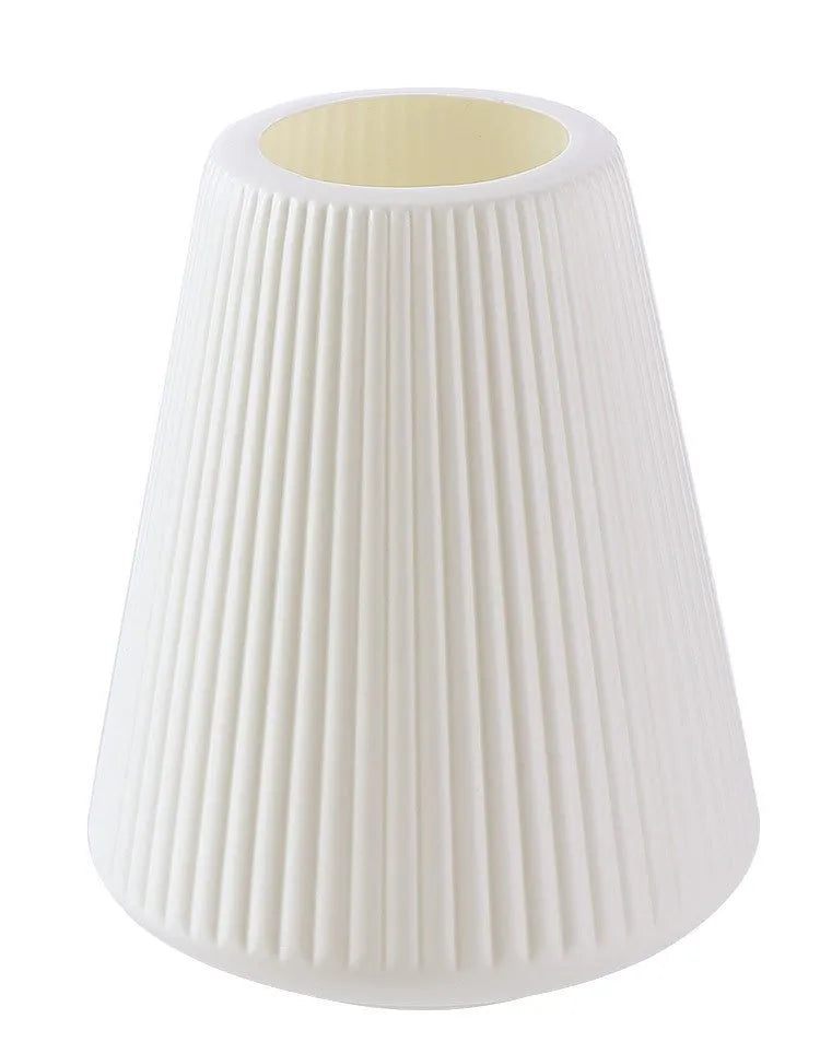 Colourful melamine plastic flower vase in blue, green, pink, or white, measuring 16 cm by 20 cm.