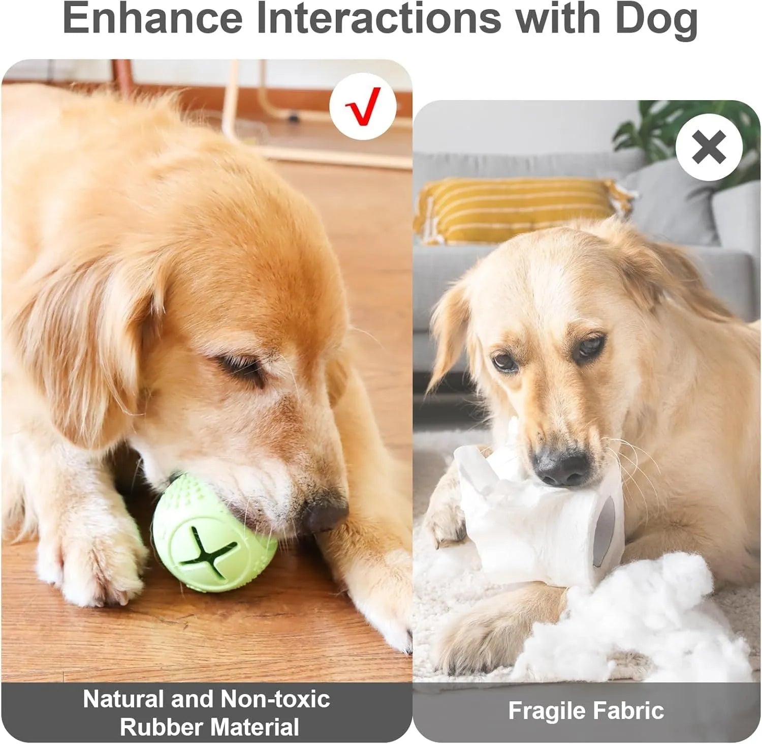 Blue natural rubber bone-shaped dog chew toy for aggressive chewers with textured teeth-cleaning surface