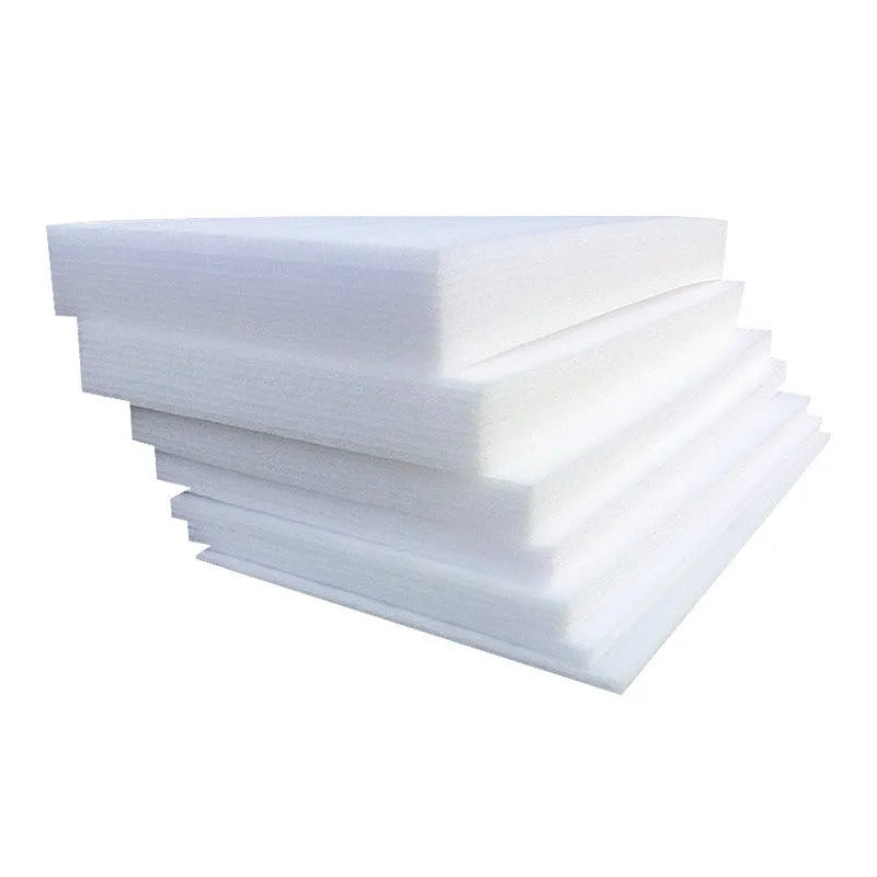 Large white rectangular high density EPE pearl cotton foam board sheet for packaging and crafts