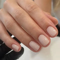 Plastic nail art decorations in solid colour MY119 arranged as a 26-piece set for ladies' fashion accessories