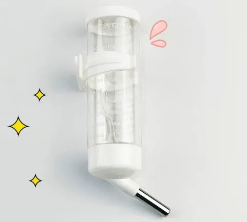 Ball kettle plastic pet water feeder in multiple colours with leak-proof design and glass measurement tube