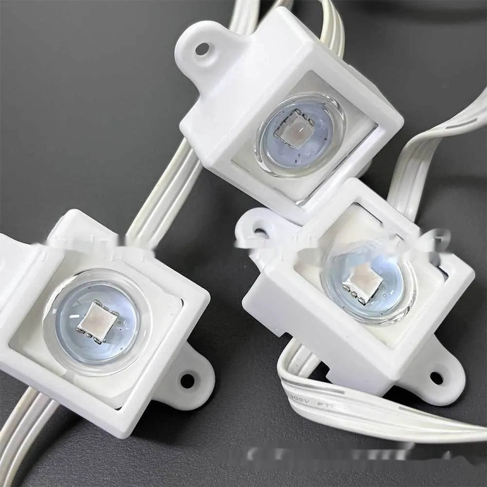 White plastic LED protective lampshade for strip lights measuring 1.7cm by 6cm