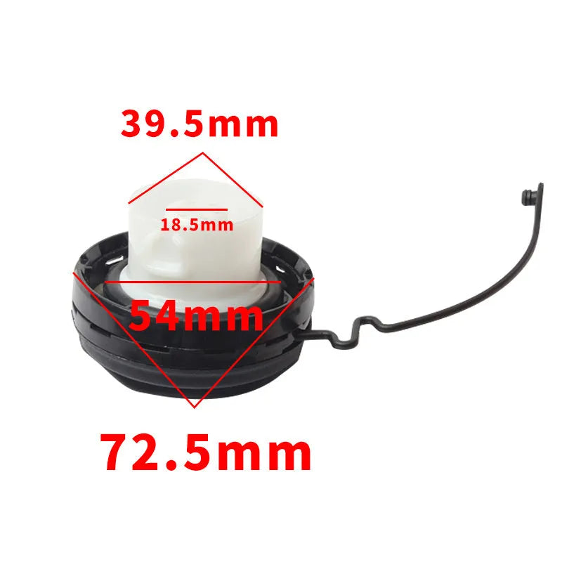 Toyota replacement fuel tank cap with snap-type closure mechanism