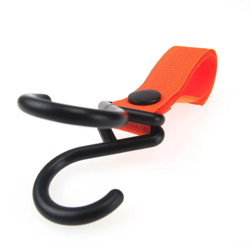 Nylon luggage Velcro hook in one of 18 available colours, showing the strap and fastening.
