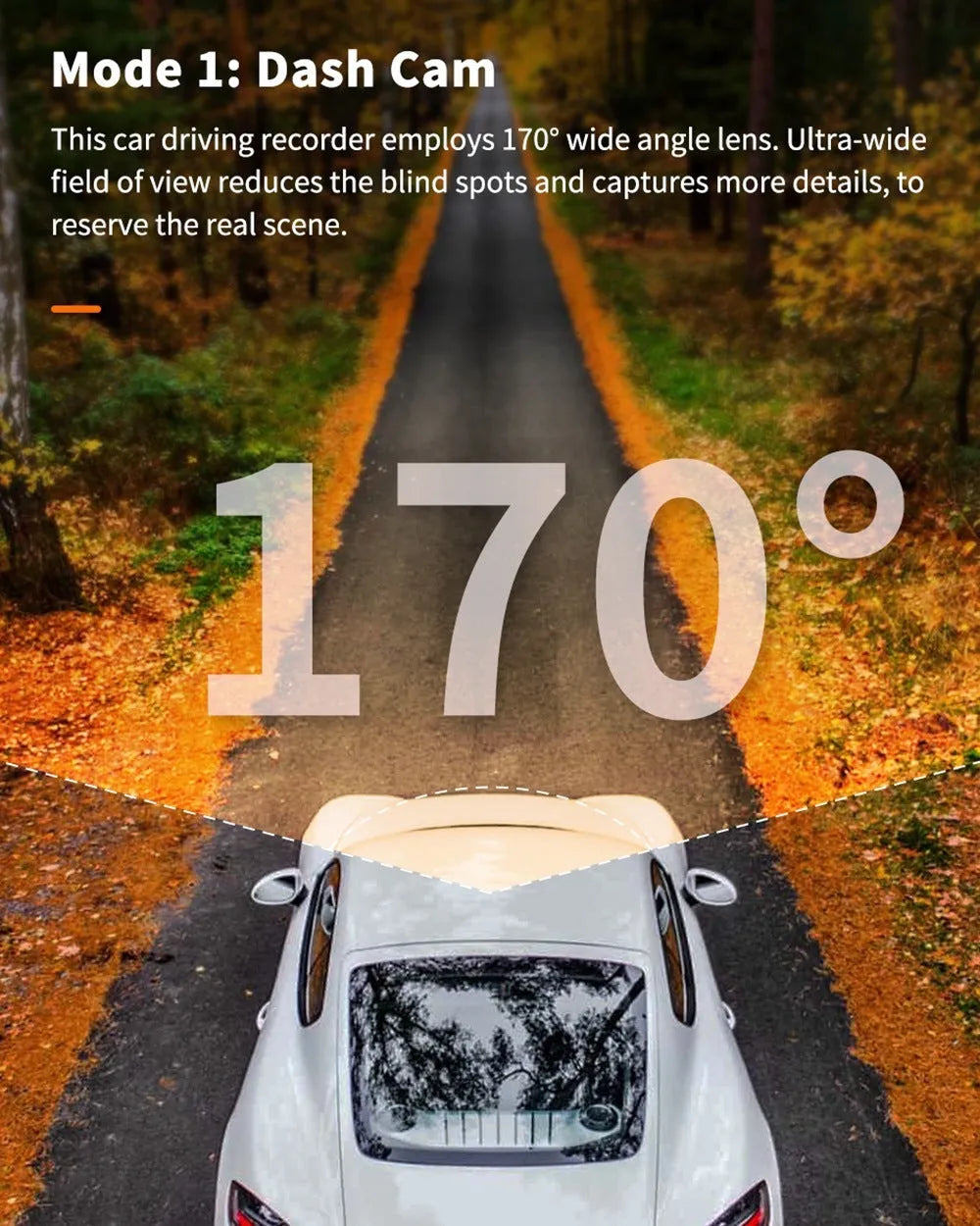 ThiEYE dual dash cam unit with 3-inch screen, rear waterproof camera, mounts, and installation accessories on a table.