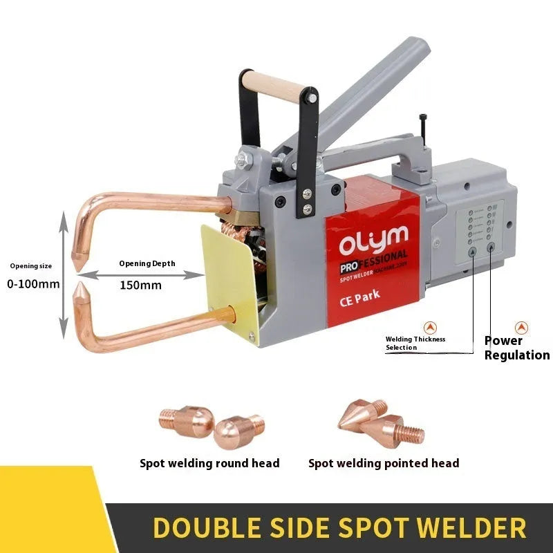 OL8000 double-sided spot welder butt welding machine with welding heads