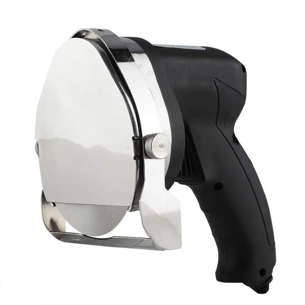 Black electric meat cleaver machine with EU plug for chopping meat