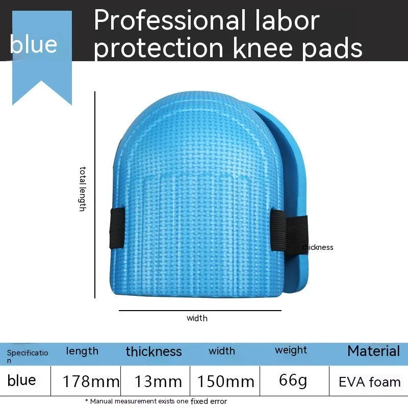 Foam kneecap kneepads with thick EVA padding for work protection in multiple colour options