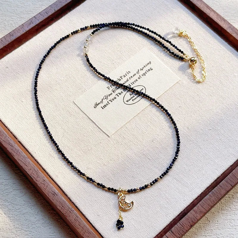 Blue gold sand stone three-ring women's bracelet with multi-layer manual craftsmanship