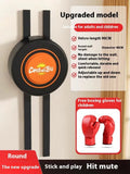 Hanging boxing wall target with PU leather surface mounted on bracket