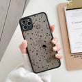 Clear transparent iPhone case with rubber bumper protection for multiple iPhone models