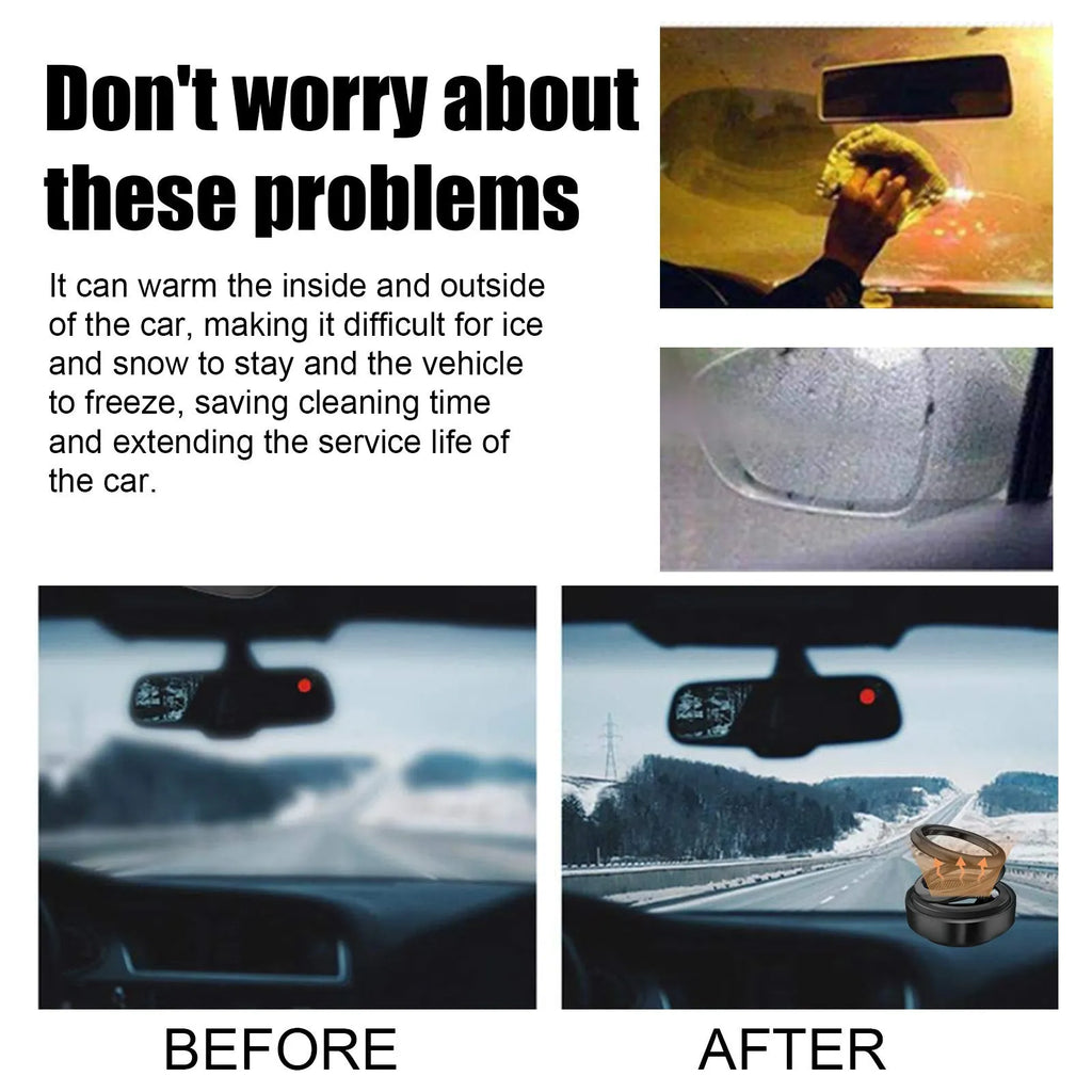 Portable miniature vibration radiator in black colour for car dashboard heat dissipation