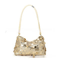 Women's underarm shoulder bag in urban simplicity style with sandwich pocket design