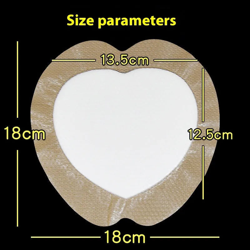 Large skin colour silicone gel foam medical dressing for bedsore prevention