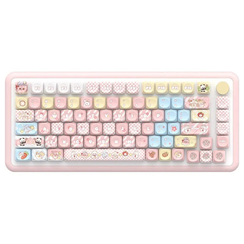 Clip Doll original mechanical keyboard keycaps 112-key boxed set with sublimation printed doll design