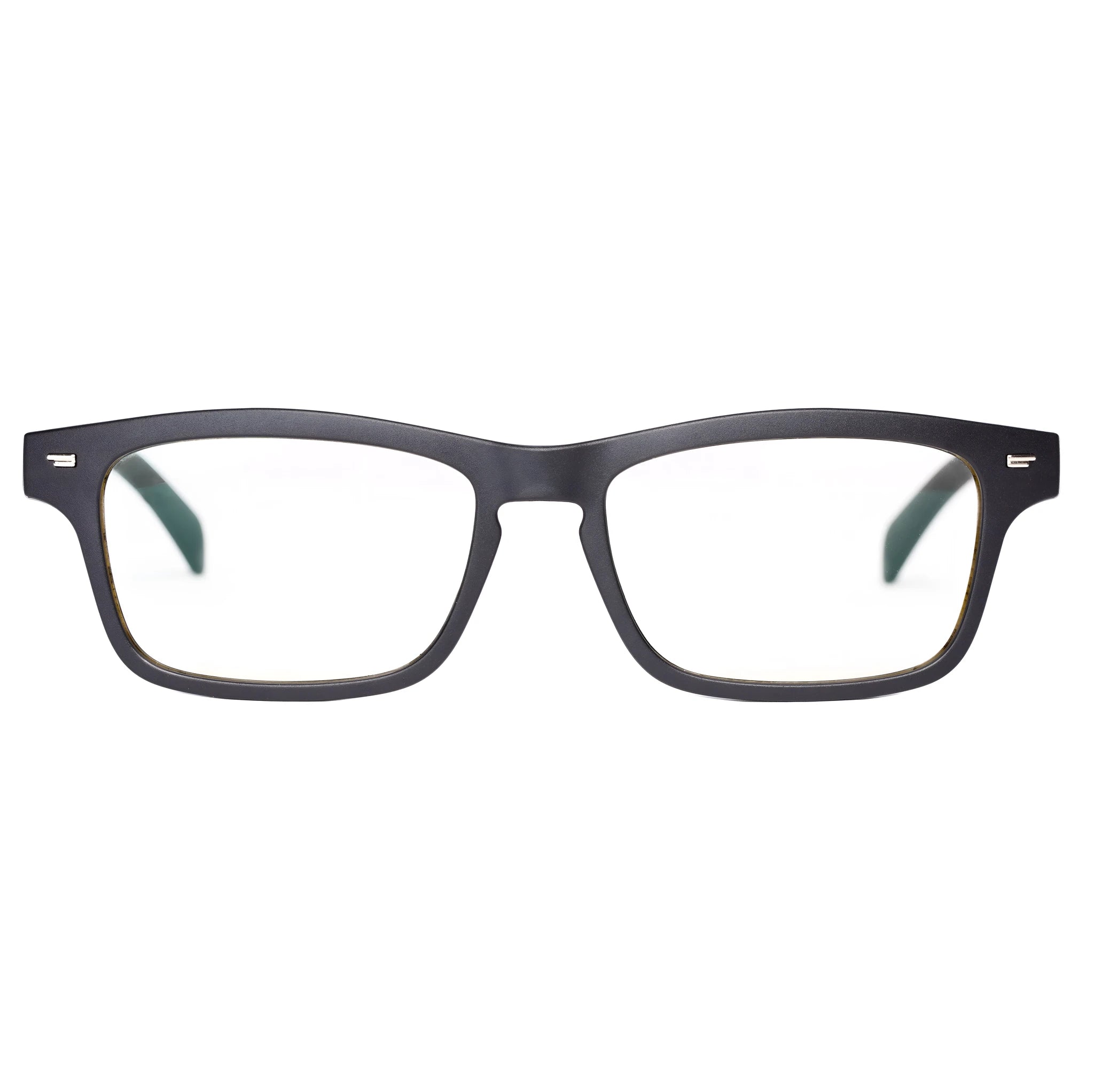 Smart Bluetooth glasses with semi-open audio speakers and UV-protective lenses on a PC+ABS frame.