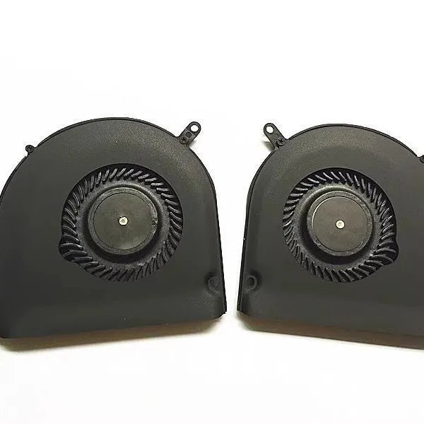 A1398 MacBook Pro laptop cooling fan replacement part on a cardboard box.