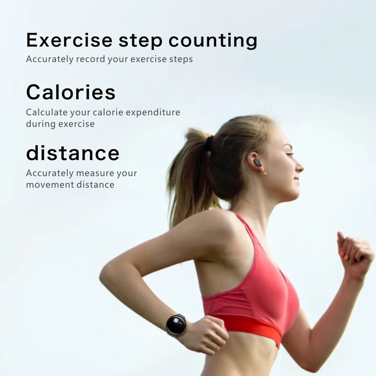 Black detachable smart watch and Bluetooth headset combo for fitness tracking and calls