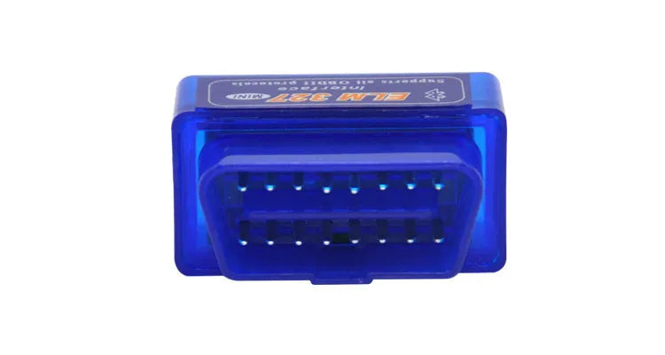 Bluetooth OBD2 auto fault detector with ELM327 chipset for vehicle diagnostics