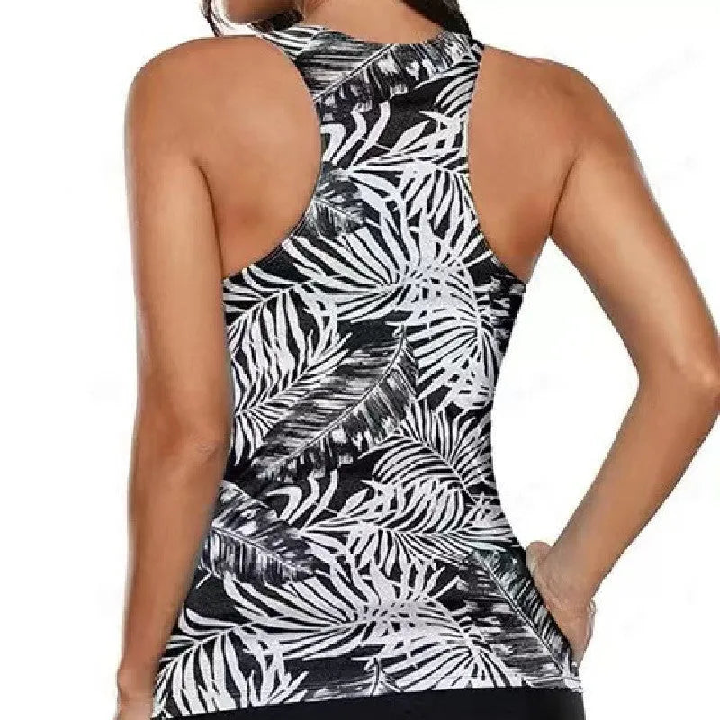 Women's split bow bikini swimsuit in polyester, shown in available colours