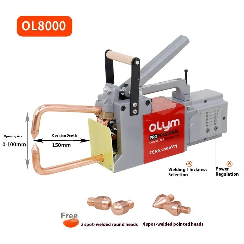 OL8000 double-sided spot welder butt welding machine with welding heads